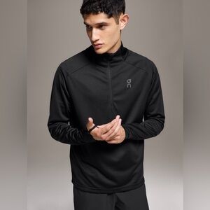 Mens On Running Climate Shirt Quarter Zip Lightweight Pullover Size Large